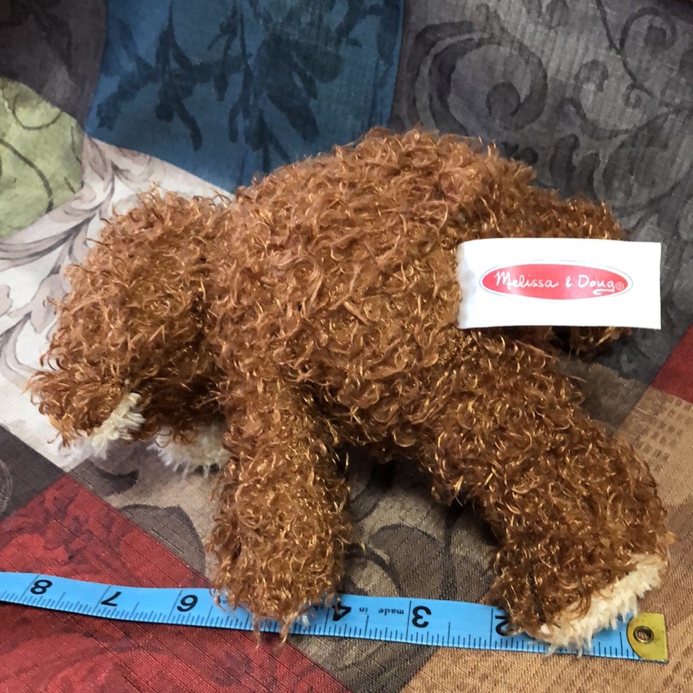 🛍️5/$20🛍️EUC, Adorable Melissa and Doug Bear. - Picture 3 of 4